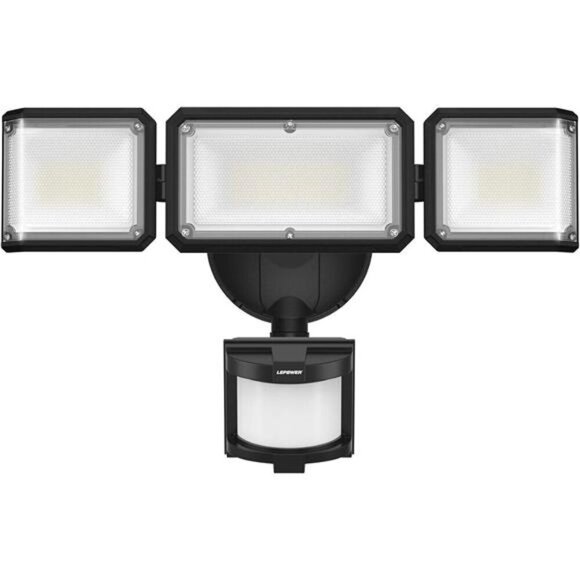 45W Flood Lights Motion Sensor Outdoor Lights, 4800LM LED Security Light - Picture 1 of 6